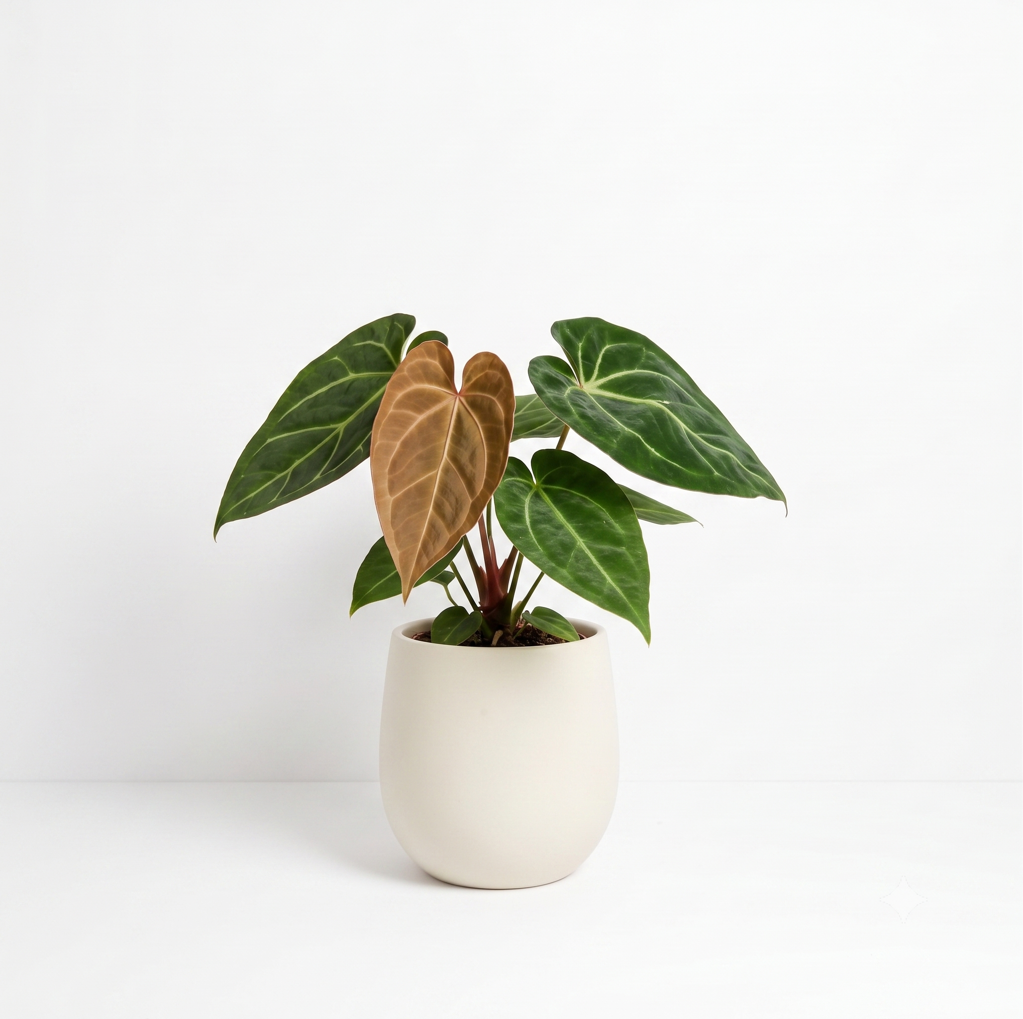 Anthurium magnificum x crystallinum